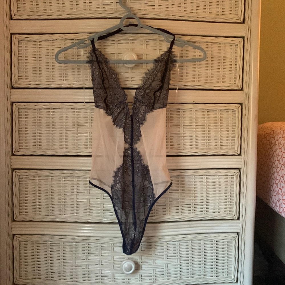 Victoria’s Secret sheer thong one piece lingerie NWT